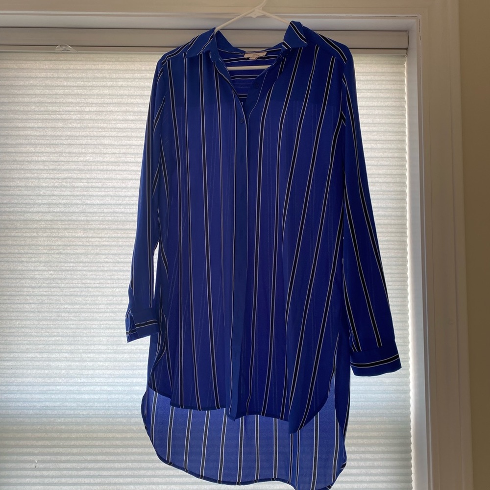 Como Vintage - size medium - blue blouse